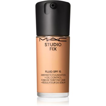 MAC Cosmetics Studio Fix Fluid SPF 15 24HR Matte Foundation + Oil Control machiaj cu efect matifiant SPF 15 - imagine 2